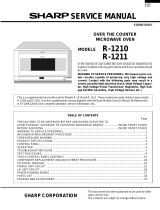 Sharp R-1210 Owner's manual