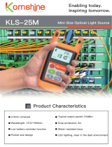 Komshine KLS-25m Owner's manual