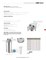 CLEAN WATER STORE HMF Series Stainless Steel Filter Series Owner's manual