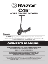 Razor C45 Owner's manual