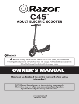 Razor C45 Owner's manual