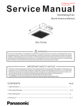 Panasonic RG-T810A Owner's manual