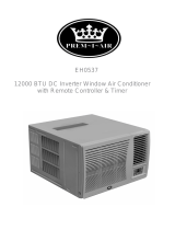 PREM I AIR PREM-I-AIR EH0537 12000 BTU DC Inverter Window Air Conditioner User guide