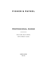 Fisher & Paykel RDV3-486GD L Dual Fuel Range User guide