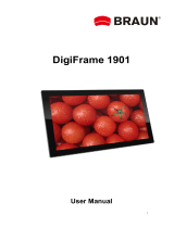 Braun DigiFrame 1901 User guide