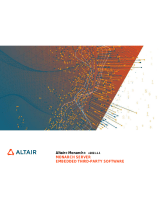 Altair v13.5 MONARCH SERVER EMBEDDED THIRD-PARTY SOFTWARE User guide