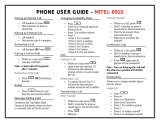 Mitel 6910 User guide