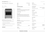 Fisher & Paykel RGV3-305-N User guide