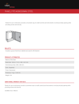 nVent HoffmanPanel fits 400x200mm Steel