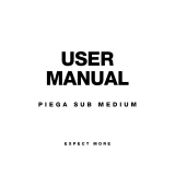 Piega Sub Medium Wireless Subwoofer User guide