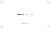 Cowon CK11 Pro Premium True Wireless Earbuds User guide