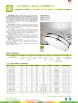 ASD -LFMDR-MV-18D28CC-BZ 18 Inch LED Flush Mount Ceiling Light User guide