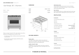 Fisher & Paykel OR36SCG4X1 User guide
