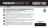 NOCO BOOST X GBX155 Jump Starter User guide