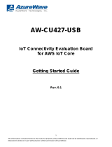 AzureWave AW-CU427-USB IoT Connectivity Evaluation Board for AWS IoT Core User guide