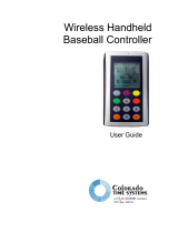 Colorado time systems Wireless Handheld Baseball Controller User guide