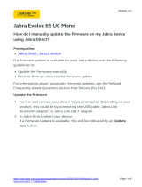 Jabra Evolve 65 UC Mono User guide