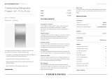 Fisher & Paykel RF170WLKJX6 User guide