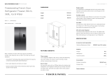 Fisher & Paykel RF540ADUB6 User guide