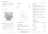 Fisher & Paykel RF201ADJSX5 User guide