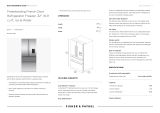 Fisher & Paykel RF172GDUX1 User guide