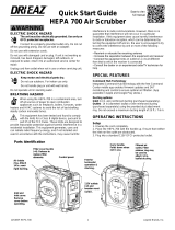 Dri-Eaz HEPA 700 Air Scrubber User guide