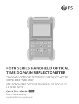 FS Fotr Series Handheld Optical Time Domain Reflectometer User guide