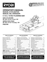 Ryobi PGC21B User guide