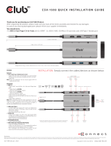 Club-3D Club 3D CSV-1593 USB User guide