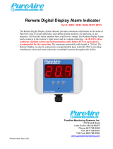 PureAire Remote Digital Display Alarm Indicator User guide