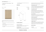 Fisher & Paykel DW60UT4I2 User guide