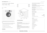 Fisher & Paykel WD8560F1 Combi Front Loader Washer Dryer User guide