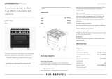 Fisher & Paykel OR90SCG6B1 User guide