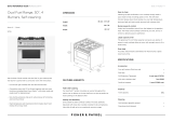 Fisher & Paykel OR30SCG6W1 User guide