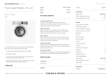 Fisher & Paykel WH2424P2 User guide