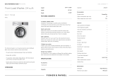 Fisher & Paykel WH2424P2 User guide