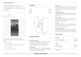 Fisher & Paykel RF170ADUSB5 User guide