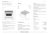 Fisher & Paykel OR36SCG6B1 User guide