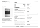 Fisher & Paykel OR60SDBSX2 User guide