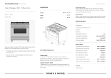 Fisher & Paykel OR36SCG4X1 User guide