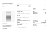 Fisher & Paykel RF170WRKUX6 User guide