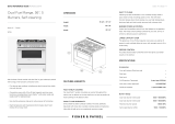 Fisher & Paykel OR36SCG6W1 User guide