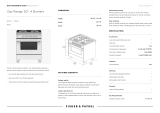 Fisher & Paykel OR30SCG4R1 User guide