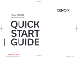 Denon PMA-1700NE User guide