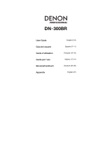 Denon DN-300BR User guide