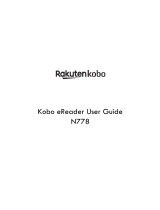 Rakuten Kobo N778 User guide