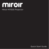 Miroir M700S Projector User guide