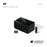 K-array K-ARRAY K1 High Performance Mini Audio System User guide