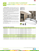 ASD -LFMDR-10D16CC-BZ 10 Inch LED Flush Mount Ceiling Light User guide