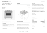 Fisher & Paykel OR36SCG6X1 User guide